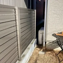 目隠しフェンス施行　フェンスAB  YS３型（外構リフォーム）No.2740の施工写真メイン