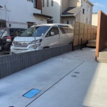 新築外構工事　No.2729の施工写真1