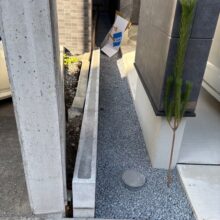 新築外構工事　No.2720の施工写真3