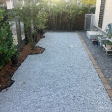 雑草対策・砂利敷き　No.2721の施工写真2
