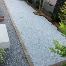 雑草対策・砂利敷き　No.2721の施工写真3