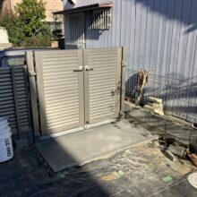 門扉設置工事　レジリアYL型　No.2724の施工写真1