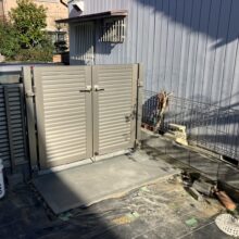 門扉設置工事　レジリアYL型　No.2724の施工写真2