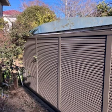 【目隠しフェンス】ハイスクリーンフェンス A型　施工　No.2746の施工写真メイン