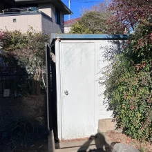 【目隠しフェンス】ハイスクリーンフェンス A型　施工　No.2746の施工写真メイン