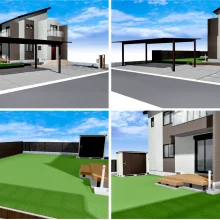 新築外構工事　No.2760の施工写真メイン