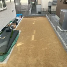 外構リフォーム【人工芝　工事】No.2750の施工写真1