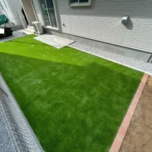 外構リフォーム【人工芝　工事】No.2750の施工写真メイン