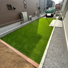 外構リフォーム【人工芝　工事】No.2750の施工写真メイン