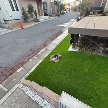 人工芝施工　No.2748の施工写真2