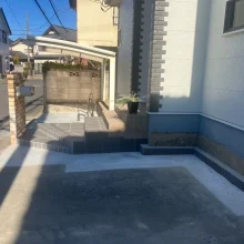 外構リフォーム【タイル工事・土間コンクリート工事】No.2749の施工写真3