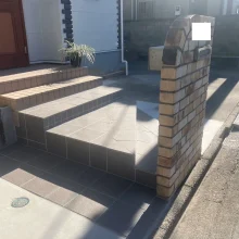 外構リフォーム【タイル工事・土間コンクリート工事】No.2749の施工写真メイン