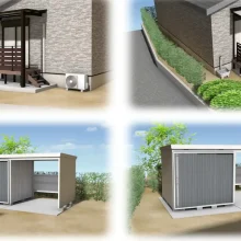 外構リフォーム工事【デッキテラス工事・物置工事】　No.2751の施工写真1