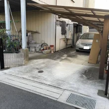 伸縮門扉交換工事　No.2768の施工写真3