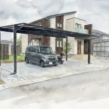 新築外構工事　No.2760の施工写真メイン