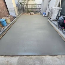 草加市　t様邸の土間コンクリート工事(雑草対策)　No.2757の施工写真メイン