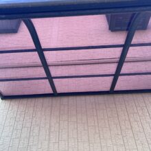 サイクルポート　屋根パネル交換工事　No.2747の施工写真3