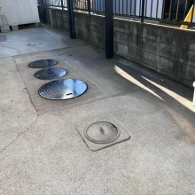 浄化槽蓋　交換工事　No.2744の施工写真メイン