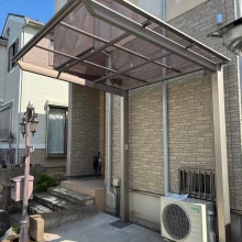 【LIXIL ネスカF ミニ】サイクルポート工事　No.2753の施工写真2