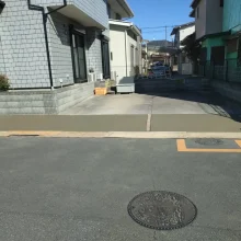 駐車場側溝側の段差補修工事　No.2766の施工写真3