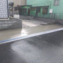 駐車場側溝側の段差補修工事　No.2766の施工写真メイン