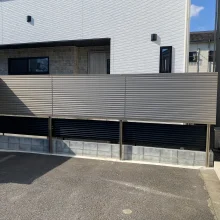 プライバシーフェンス設置工事 No.2787の施工写真3