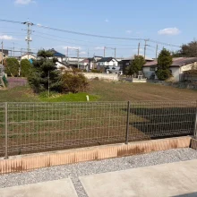 メッシュフェンス交換工事 No.2797の施工写真1