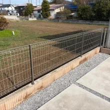 メッシュフェンス交換工事 No.2797の施工写真2
