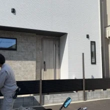 プライバシーフェンス設置工事 No.2787の施工写真2