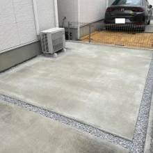 駐車場拡張工事(雑草対策/土間コンクリート工事) No.2773の施工写真1