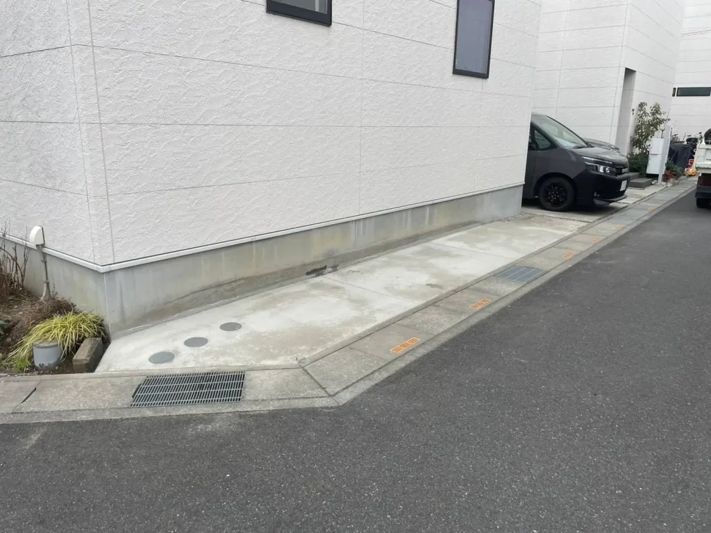 埼玉県川口市　駐車場拡張工事(雑草対策/土間コンクリート工事) No.2773