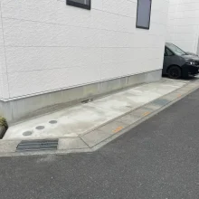 駐車場拡張工事(雑草対策/土間コンクリート工事) No.2773の施工写真メイン