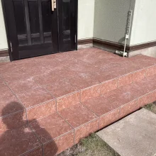 玄関タイル　貼り替え工事　No.2771の施工写真2