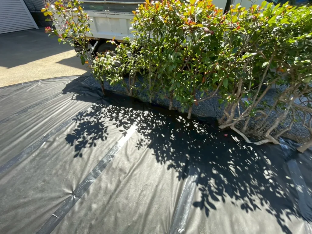 埼玉県春日部市　防草シート工事　　No.2789