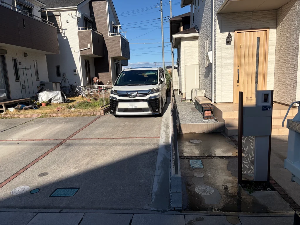 埼玉県宮代町　境界フェンス工事　No.2806