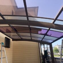 カーポート屋根パネル交換工事　No.2821の施工写真2