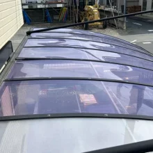 カーポート屋根パネル交換工事　No.2816の施工写真1