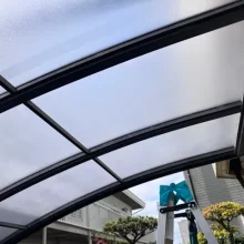 カーポート屋根パネル交換工事　No.2816の施工写真メイン