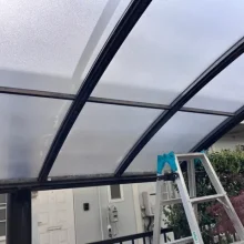 カーポート屋根パネル交換工事　No.2816の施工写真メイン