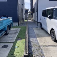 フェンス柱交換工事　No.2820の施工写真1