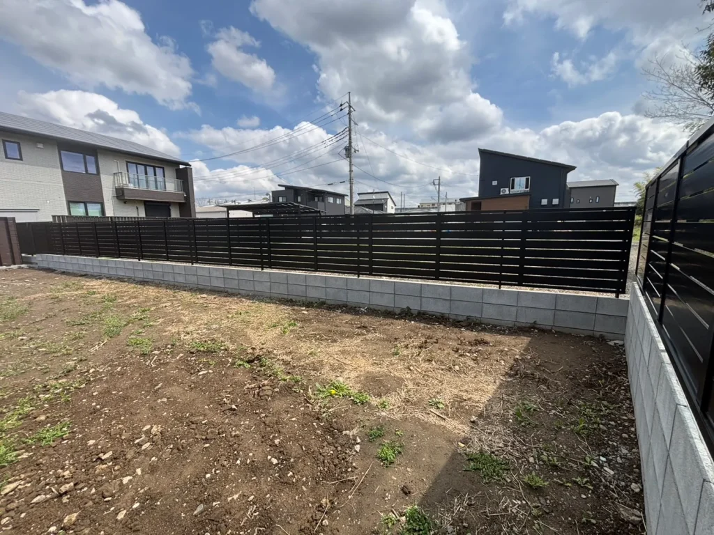 【久喜市】　新築外構工事　No.2811