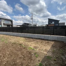 新築外構工事　No.2811の施工写真1