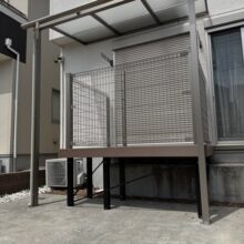 ウッドデッキ工事　テラス工事　No.2813の施工写真3