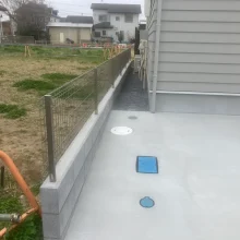 北欧風　新築外構工事 No.2802の施工写真1