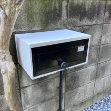 門袖　埋込みポスト交換工事　No.2817の施工写真1