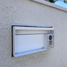 門袖　埋込みポスト交換工事　No.2817の施工写真2