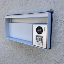 門袖　埋込みポスト交換工事　No.2817の施工写真3