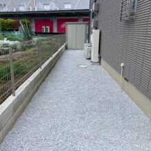 砂利敷き工事【外構リフォーム】　No.2839の施工写真3