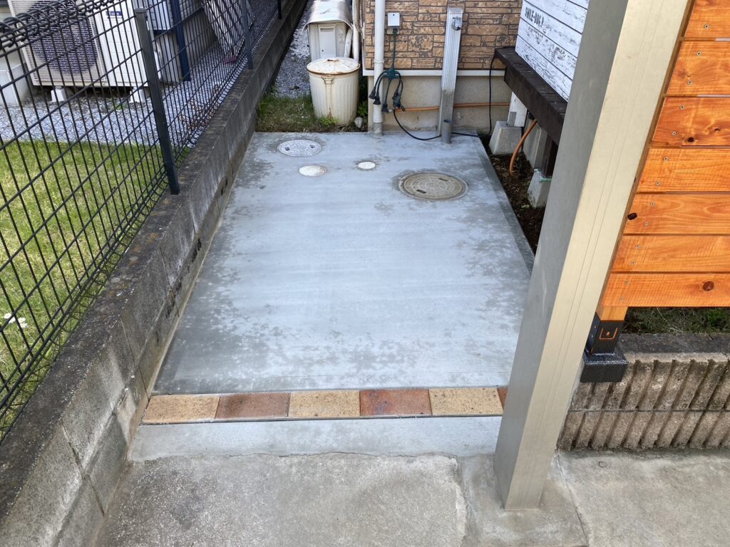 埼玉県所沢市　土間コンクリート工事　No.2835