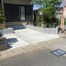 駐車場拡張工事　No.2832の施工写真2